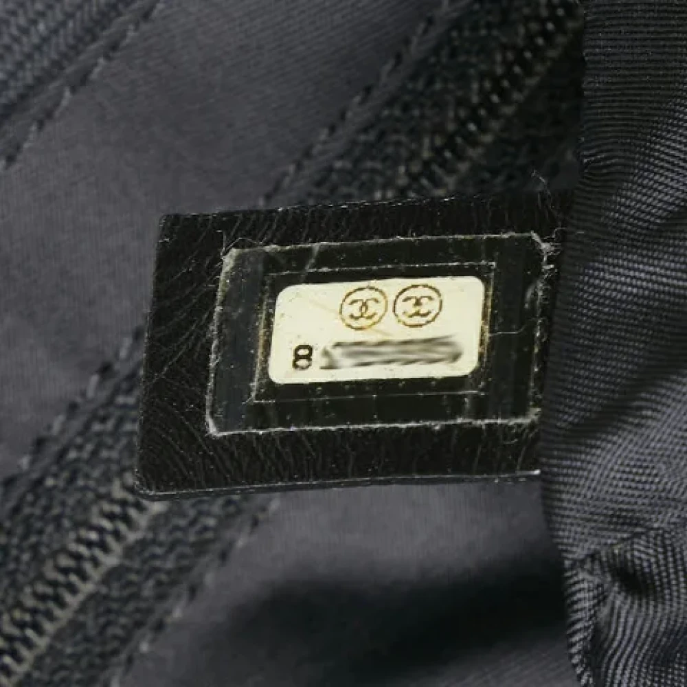 Chanel Vintage Pre-owned Canvas chanel-bags Black Dames