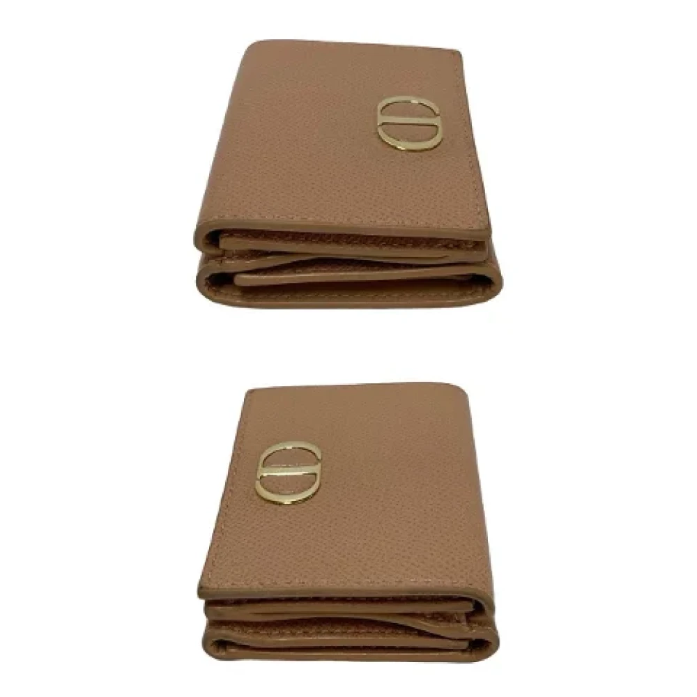 Dior Vintage Pre-owned Leather wallets Pink Dames