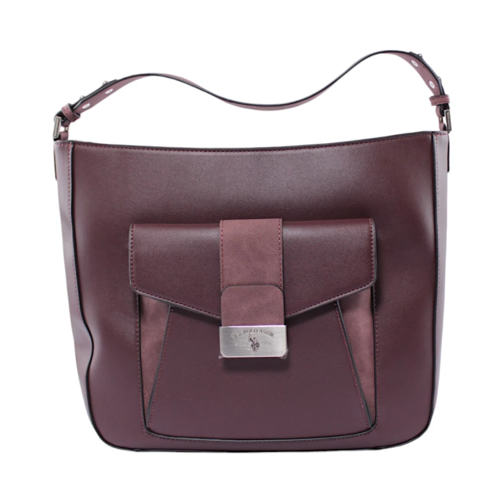 U.s. Polo Assn. Chique Hobo Tas voor Romantische Stijl Purple Dames
