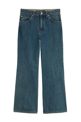 Blå Flared Denim Jeans