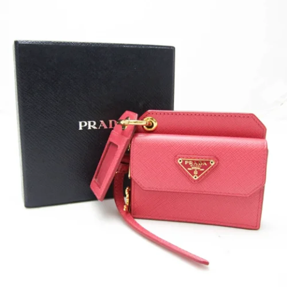 Prada Vintage Pre-owned Leather wallets Pink Dames