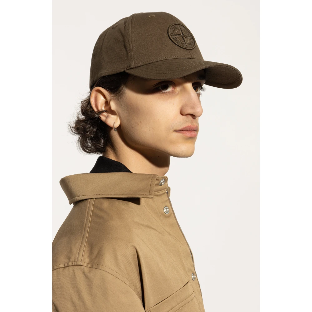 Stone Island Baseball cap Brown Heren