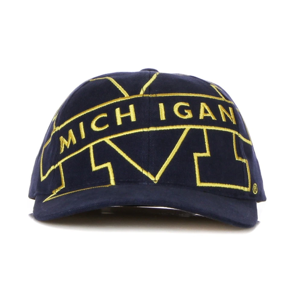 Mitchell & Ness Ncaa Big Logo Snapback Cap Blue Heren