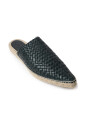 espadrilles-vert-fonce-tissees