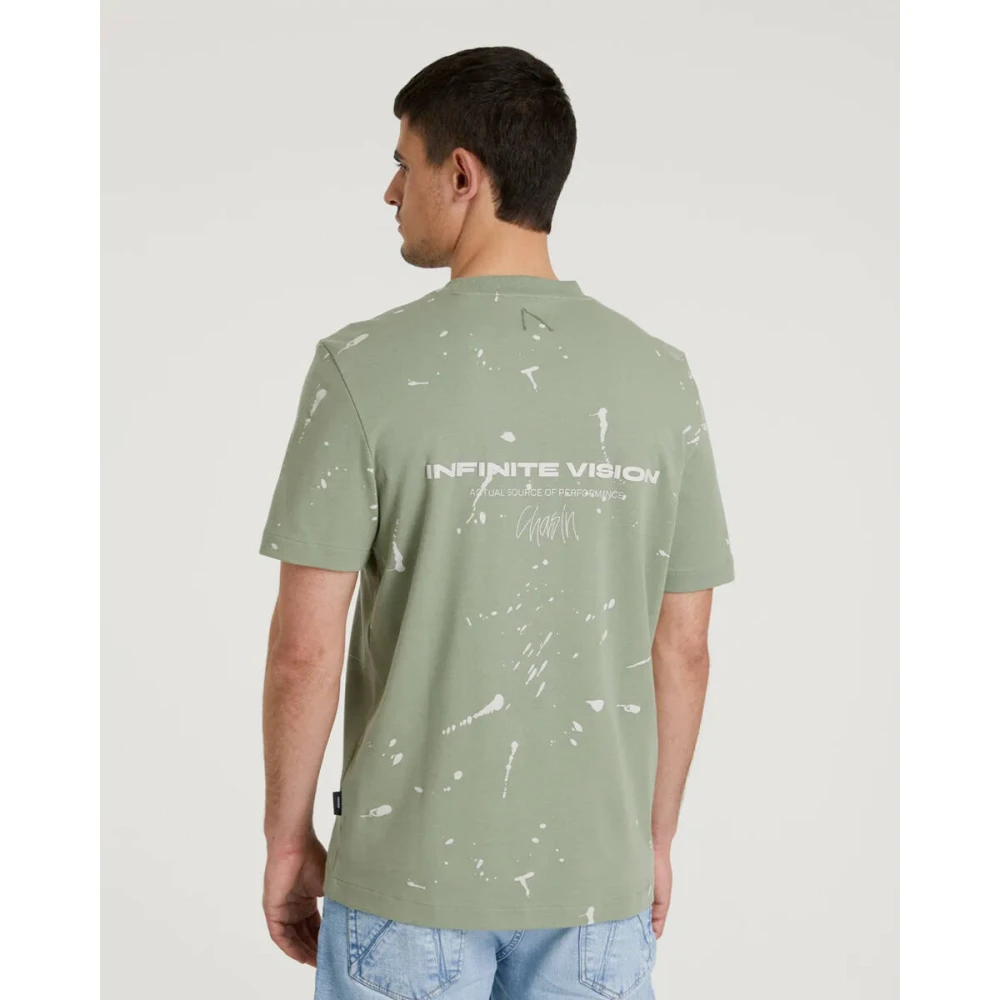 Chasin Korte mouw T-shirt Elon Green Heren