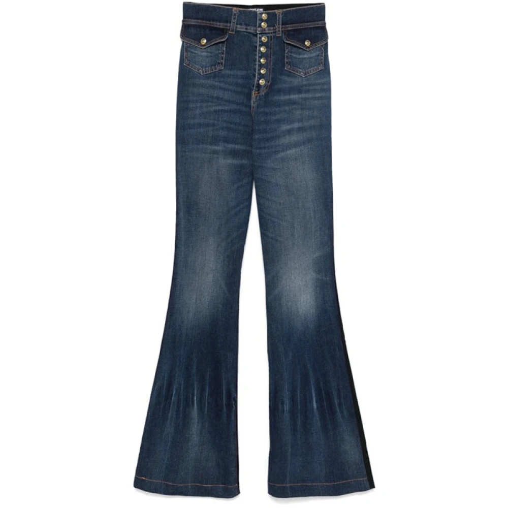 Blå Flared Jeans