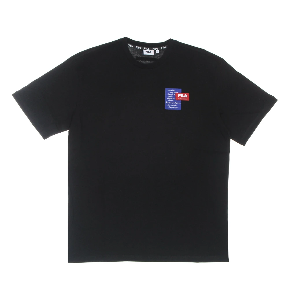 Fila Zwarte Beauty Heren Tee Korte Mouw Black Heren