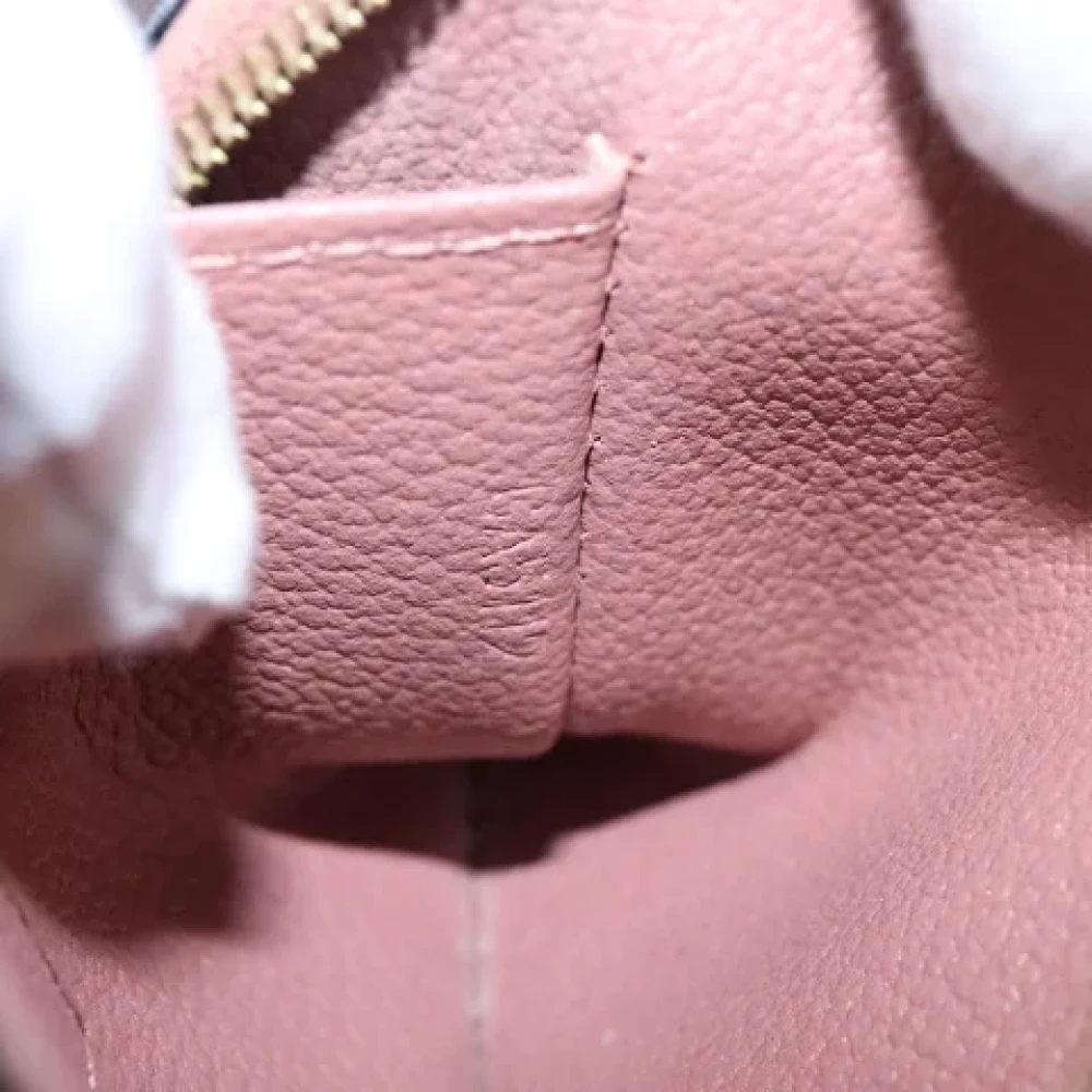 Louis Vuitton Vintage Pre-owned Leather pouches Pink Dames
