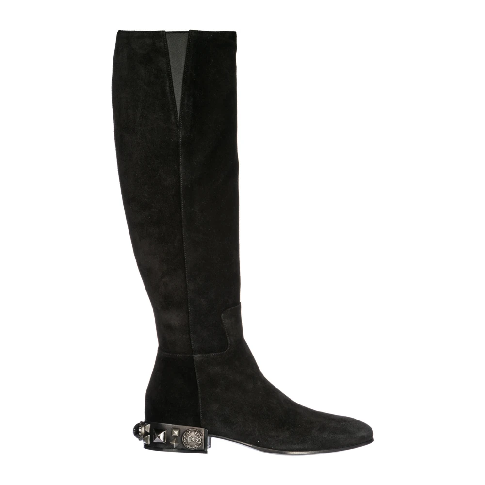 Dolce & Gabbana Women's Black Stunning Over-The-Knee Boots For