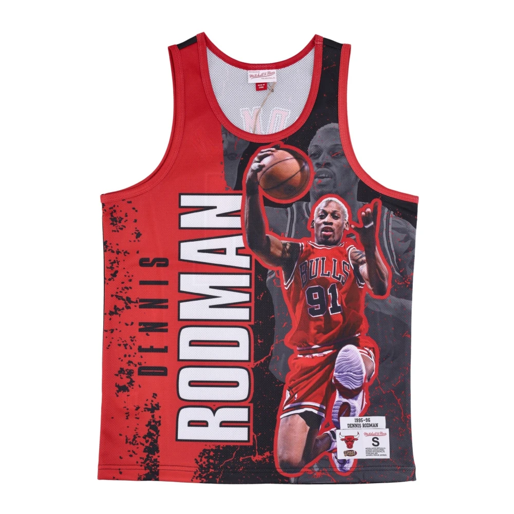 Mitchell & Ness Chicago Bulls Tank Top Rodman Edition Multicolor Heren