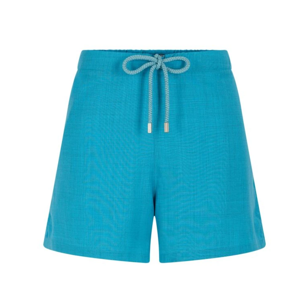 Vilebrequin Super 120 Bermuda Shorts van wol voor heren Blue Heren