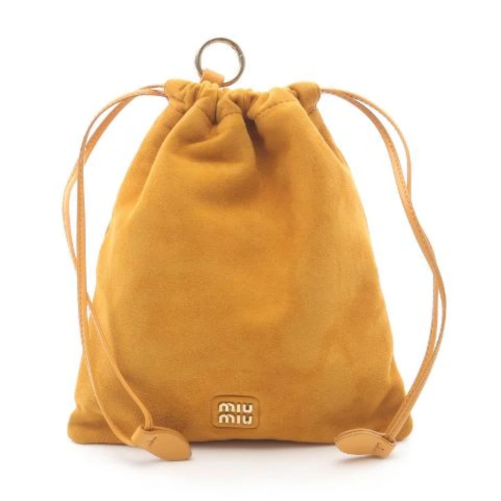 Pre-owned > Pre-owned Bags > Pre-owned Bucket Bags - - Miu Miu Pre-owned - Modalova