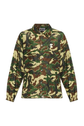 Camouflage Motif Jacket