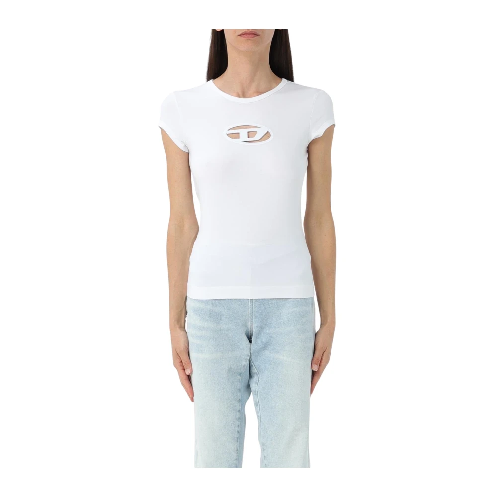 Diesel Donna Bianco Top, M, New, - Immagine 3