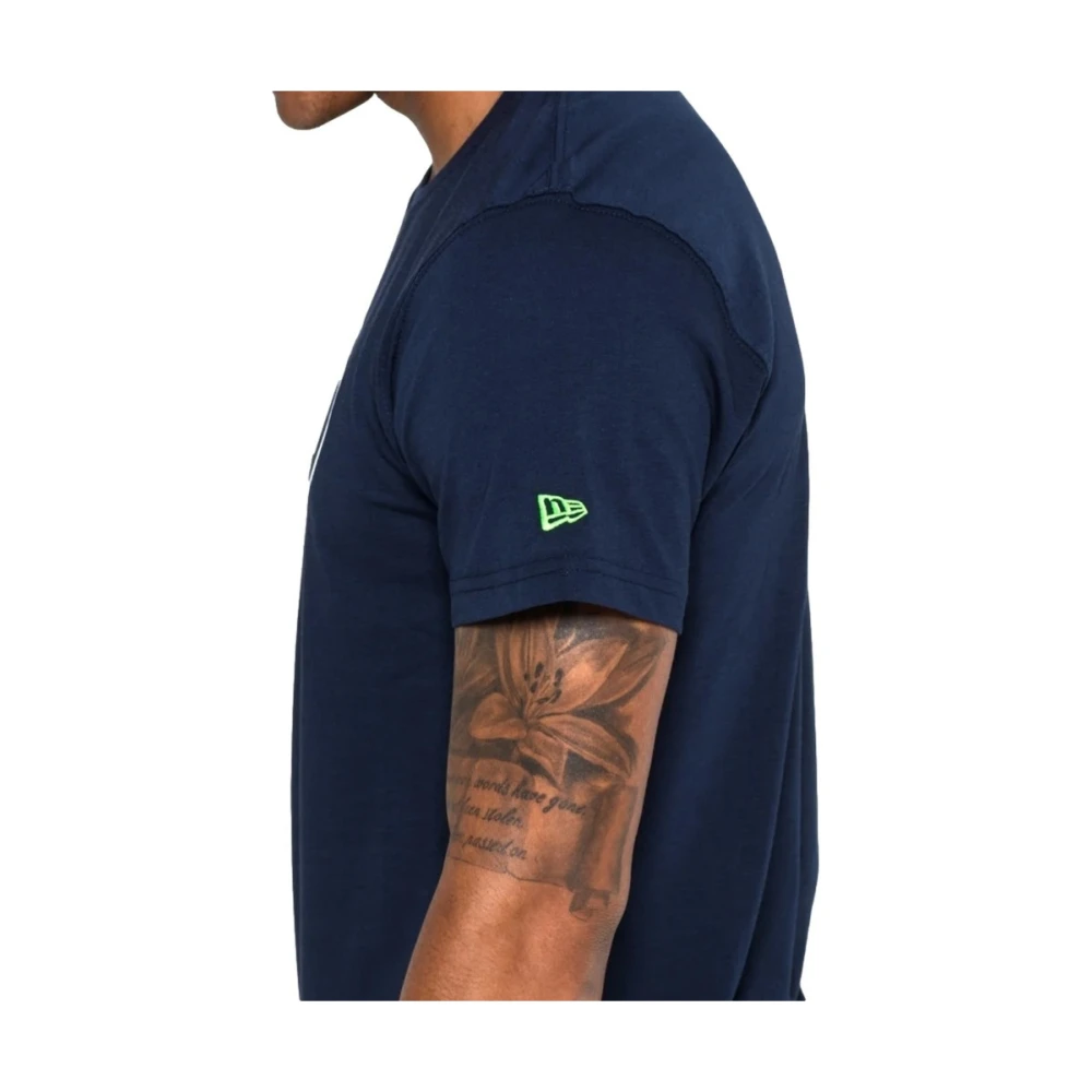 new era Seattle Seahawks Logo Tee Zwart Blue Heren