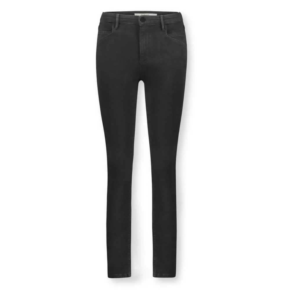 Homage Zwarte High Waist Skinny Jeans Black Dames