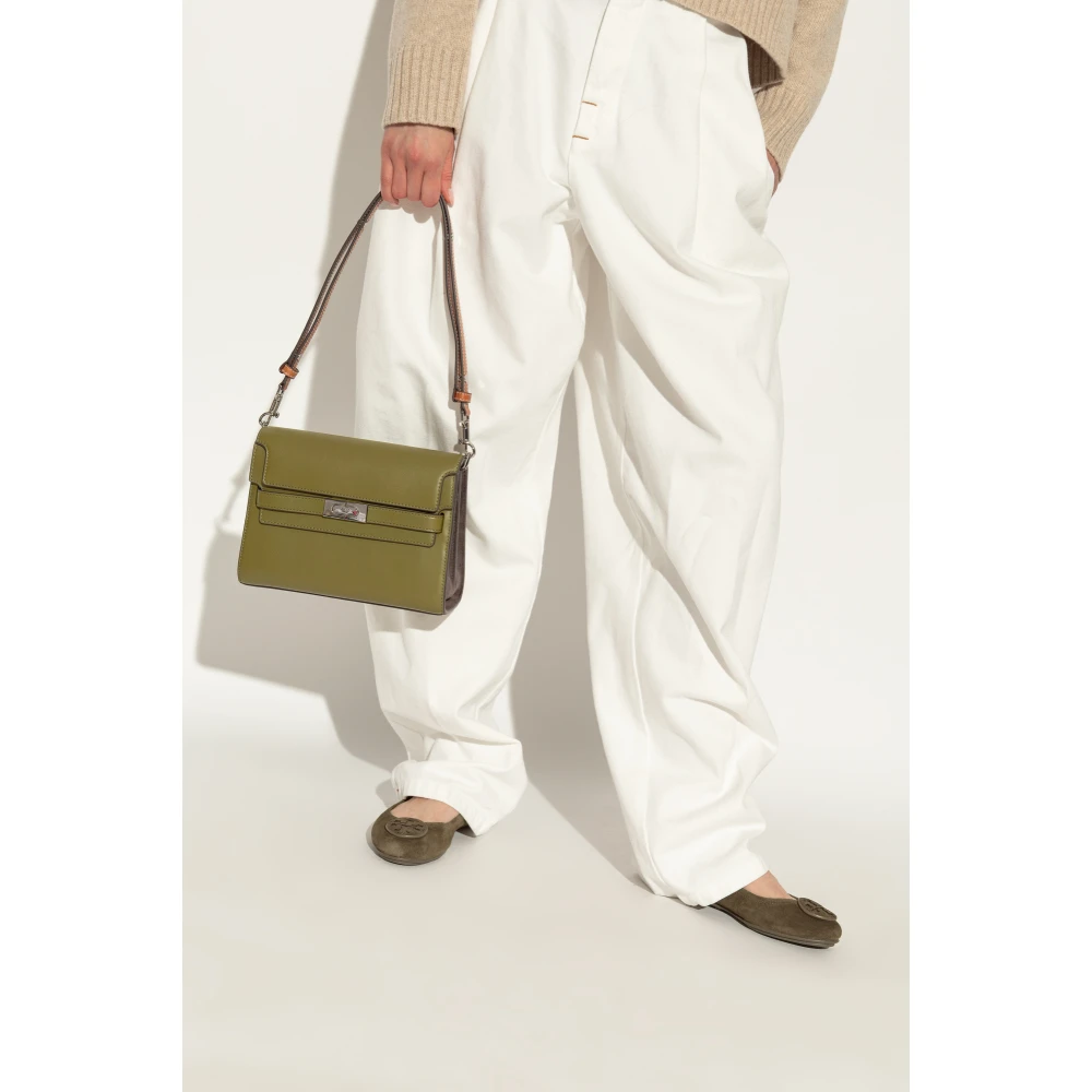 TORY BURCH Schoudertas Lee Radziwill Green Dames