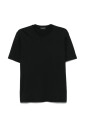 t-shirt-en-coton-noir-a-col-rond