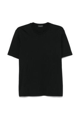 sort-bomuld-crew-neck-t-shirt