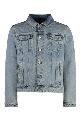 Denim Vadderad Jacka med Gäsdun