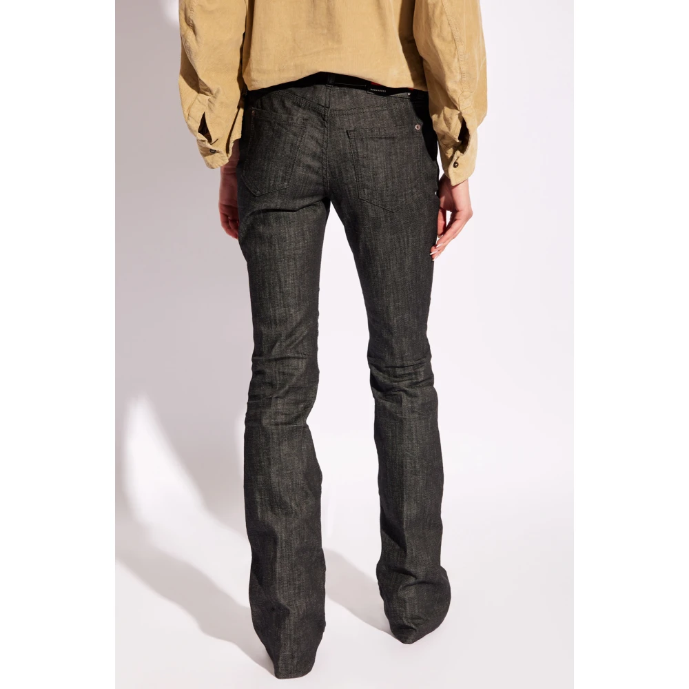 Dsquared2 Flare Jeans Black Dames