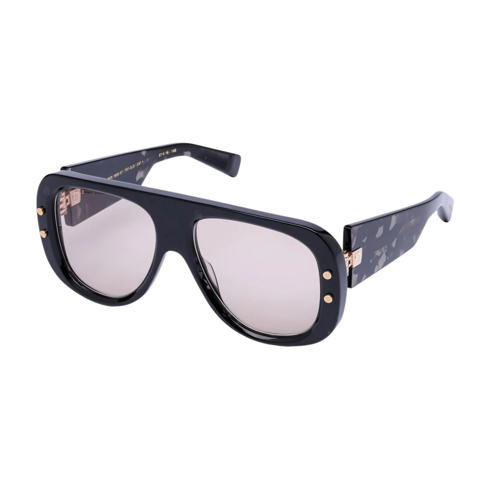 Balmain Unisex Black Pulse Sunglasses - Sunglasses - 57 Mm - Accessories