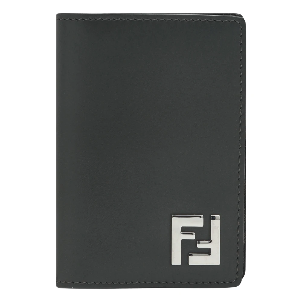 Fendi Creditcardhouder Portemonnee Green Heren