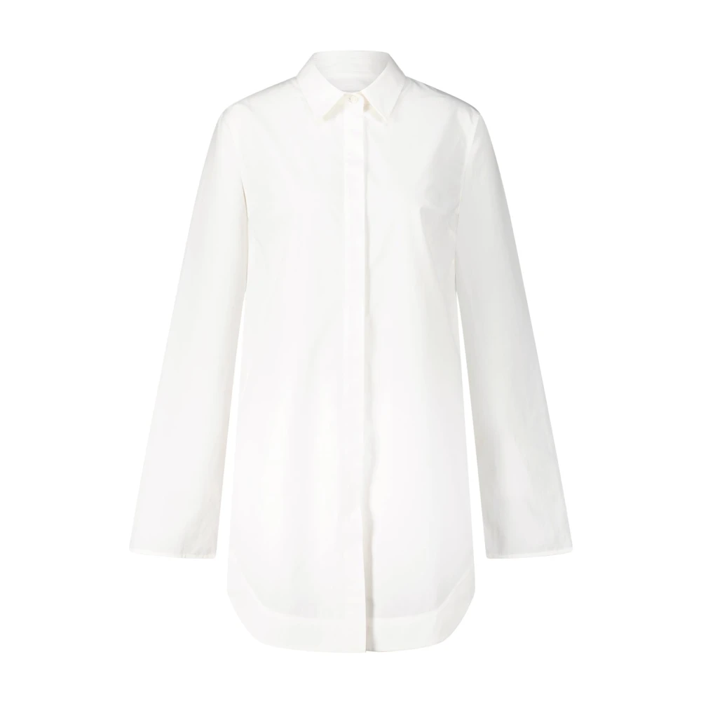 Loulou Studio Korte Overhemdjurk Eknath White Dames