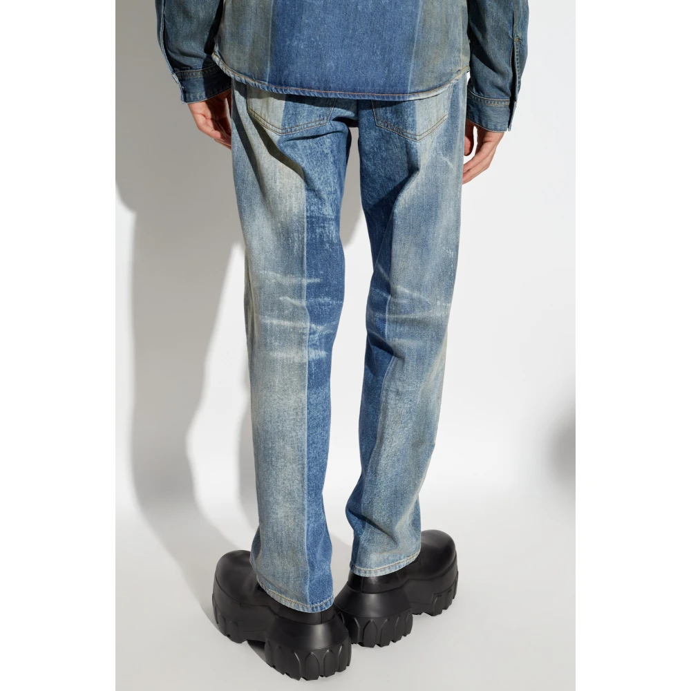Diesel Tapered jeans 2010 D-Macs-Fsf1 Blue Heren