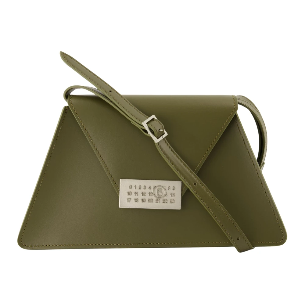 MM6 Maison Margiela Numeric Schoudertas Green Dames