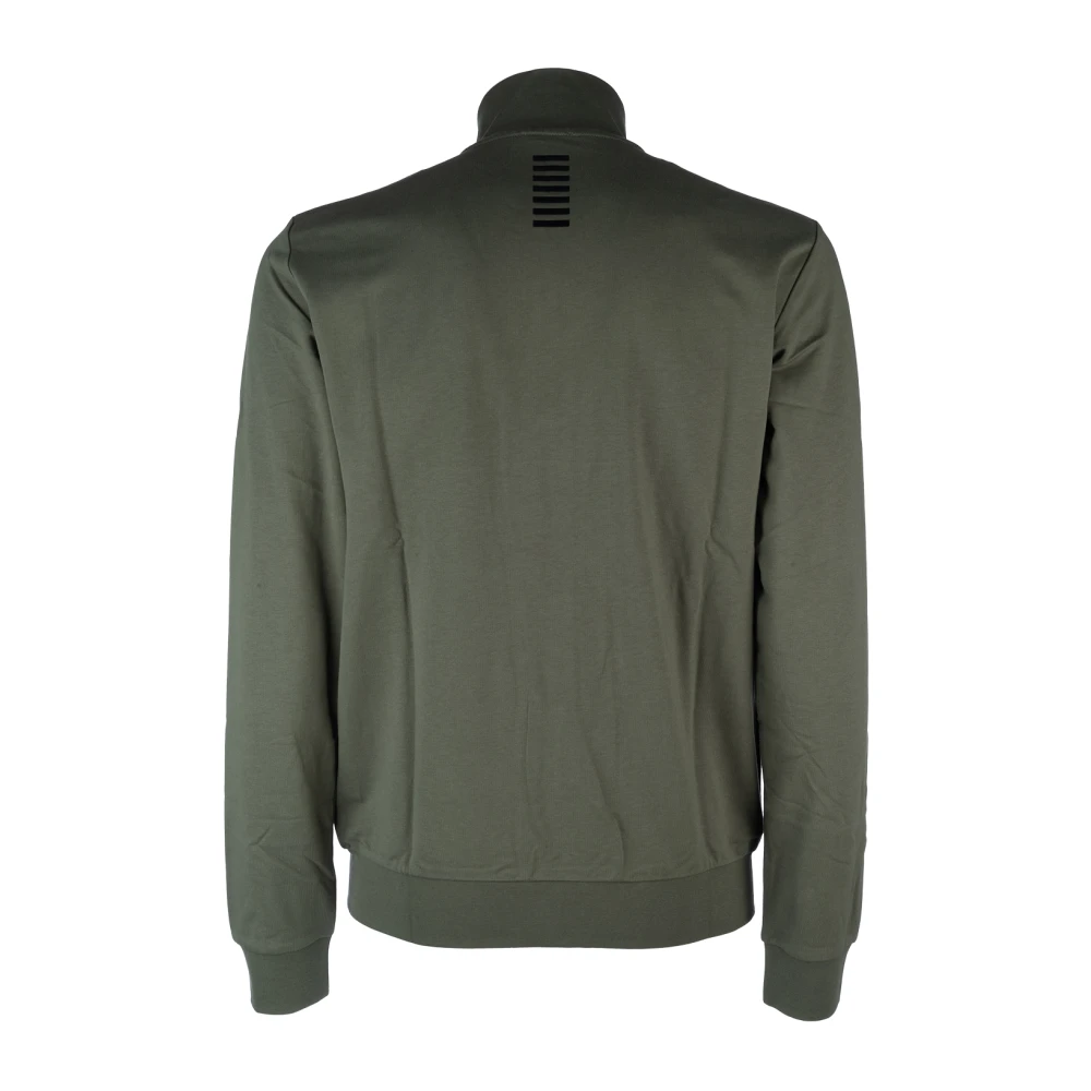 Emporio Armani EA7 Stijlvolle Sweatshirt voor Mannen Green Heren