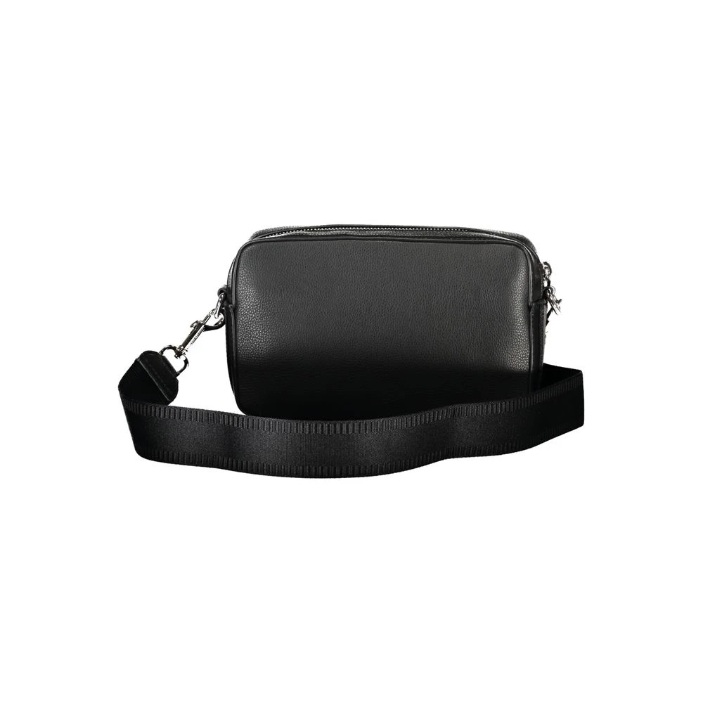 Tommy Hilfiger Zwarte Polyester Handtas met Verstelbare Band Black Dames