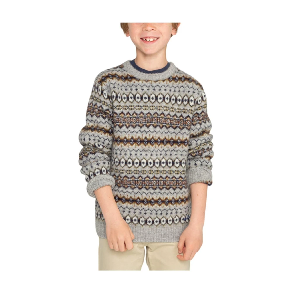 Scotta Boys Multicolor Greca Ethnic Jumper - Kids Knitwear - 12 Y - Kids