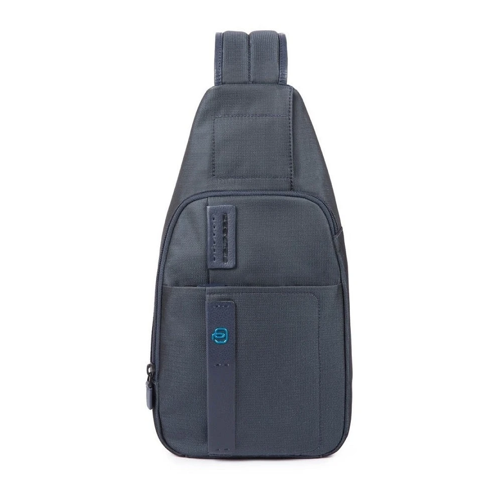 Piquadro Men's Blue Shoulder Bag With Ipad Pocket