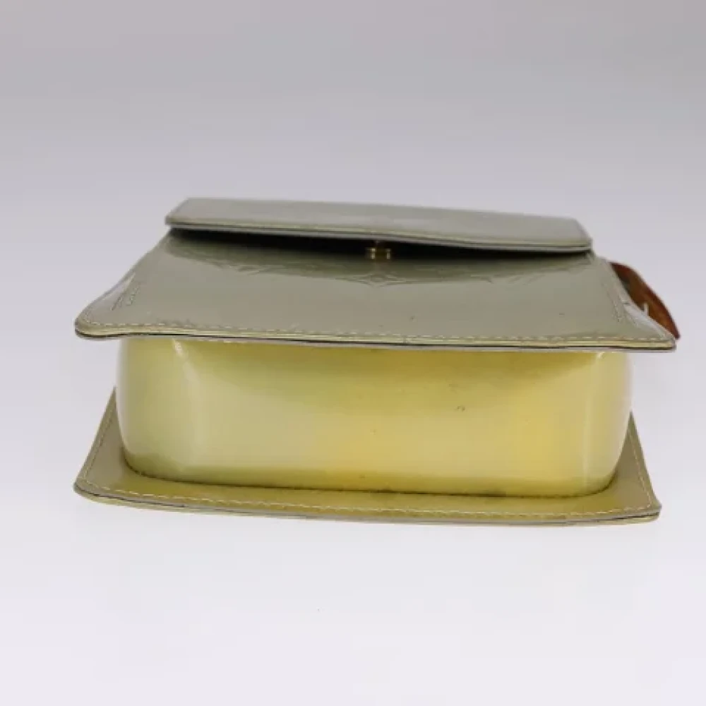 Louis Vuitton Vintage Pre-owned Leather pouches Beige Dames