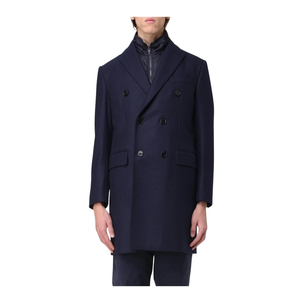 Coats > Double-Breasted Coats - - Fay - Modalova