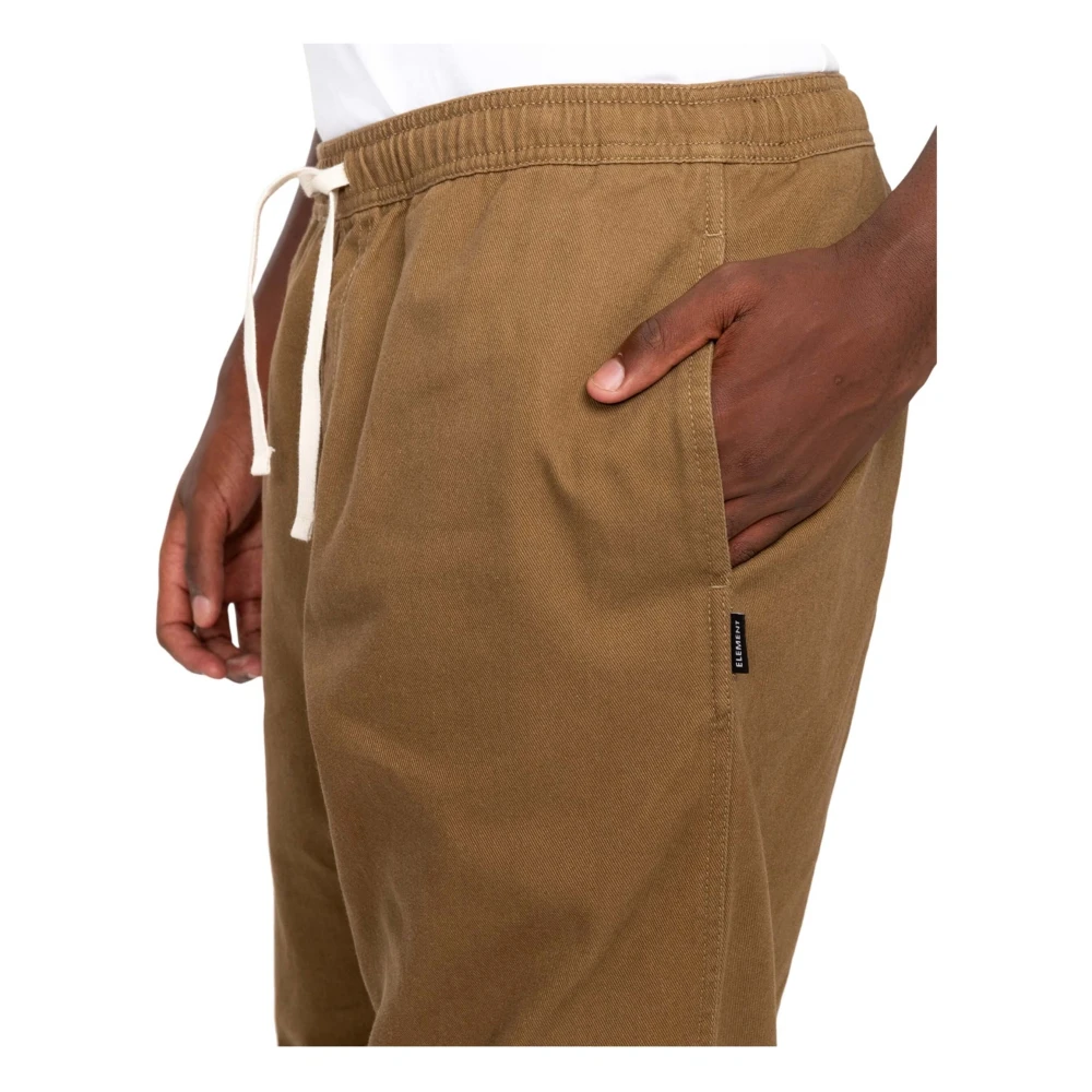 Element Chillin Twill Lange broek Brown Heren