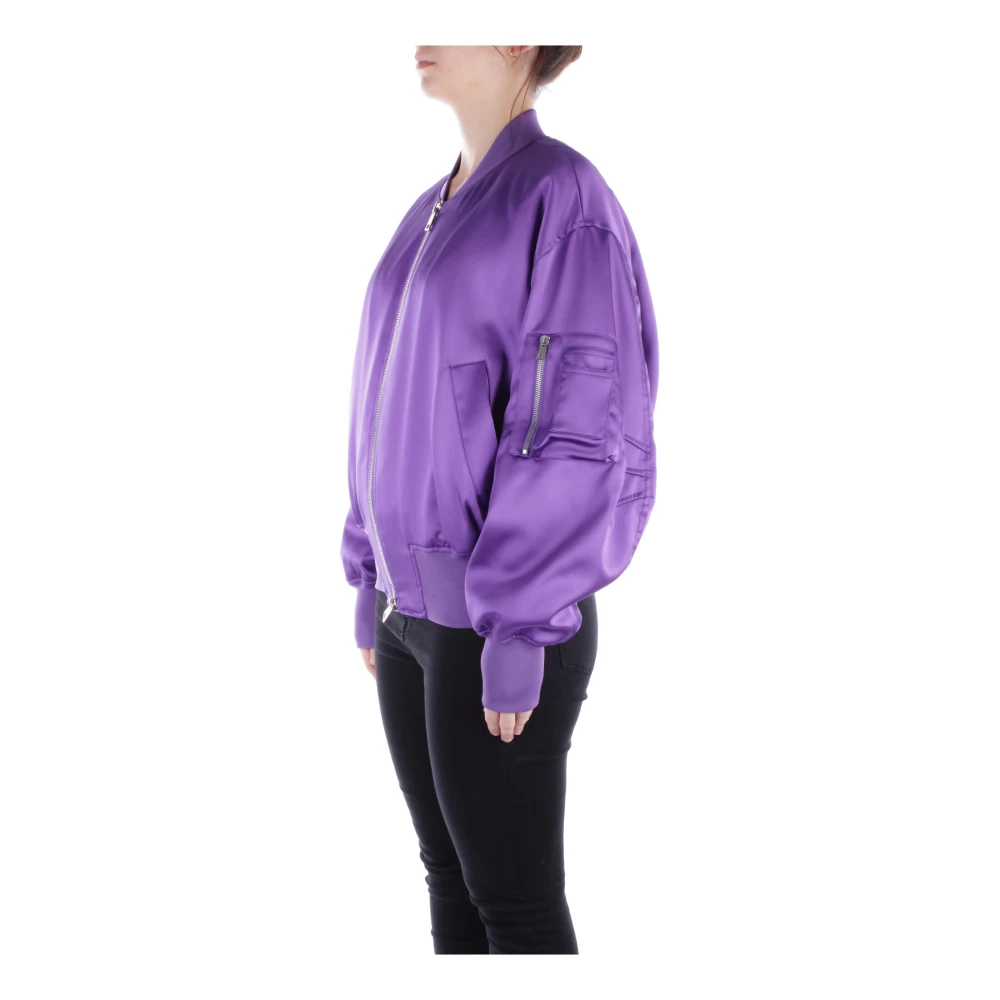 Dondup Bomber Jackets Purple Dames