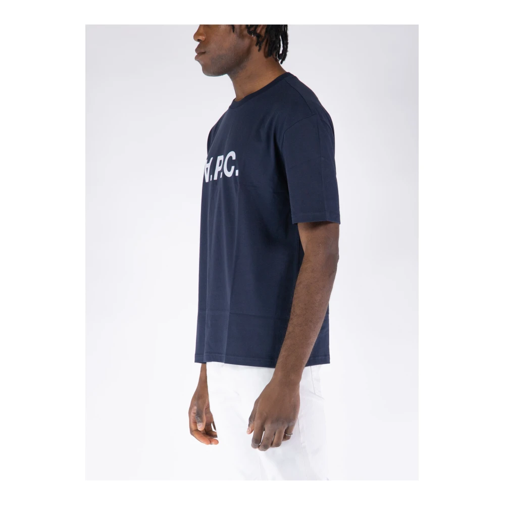 A.p.c. River T-Shirt Blue Heren