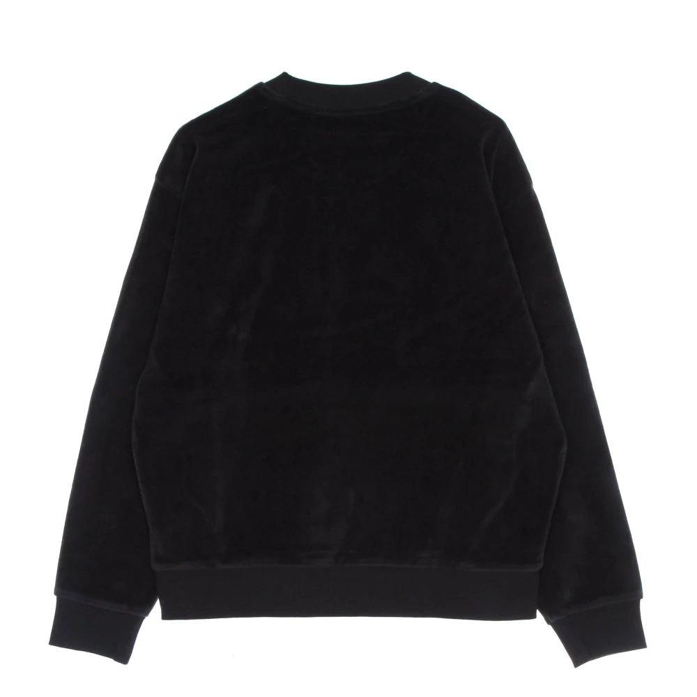 Carhartt WIP Zwarte Sweatshirt met Lange Mouwen en Ribboorden Black Heren
