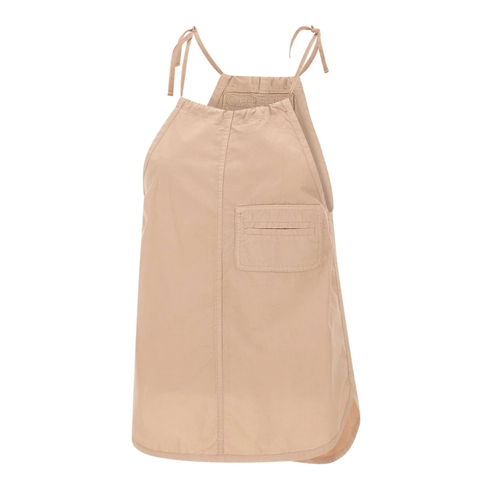 Iceberg Regular fit top in katoenen parachute canvas in blush Pink Dames