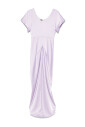 lilac-purple-v-neck-dress-with-draped-detailing