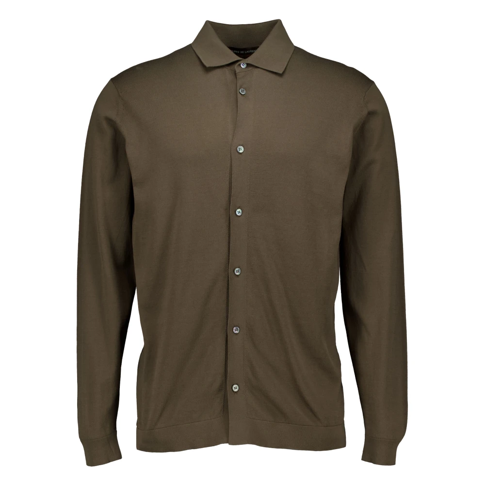 Filippo De Laurentiis Green Camacia Ml - Male - Cardigans - 2XL - Knitwear