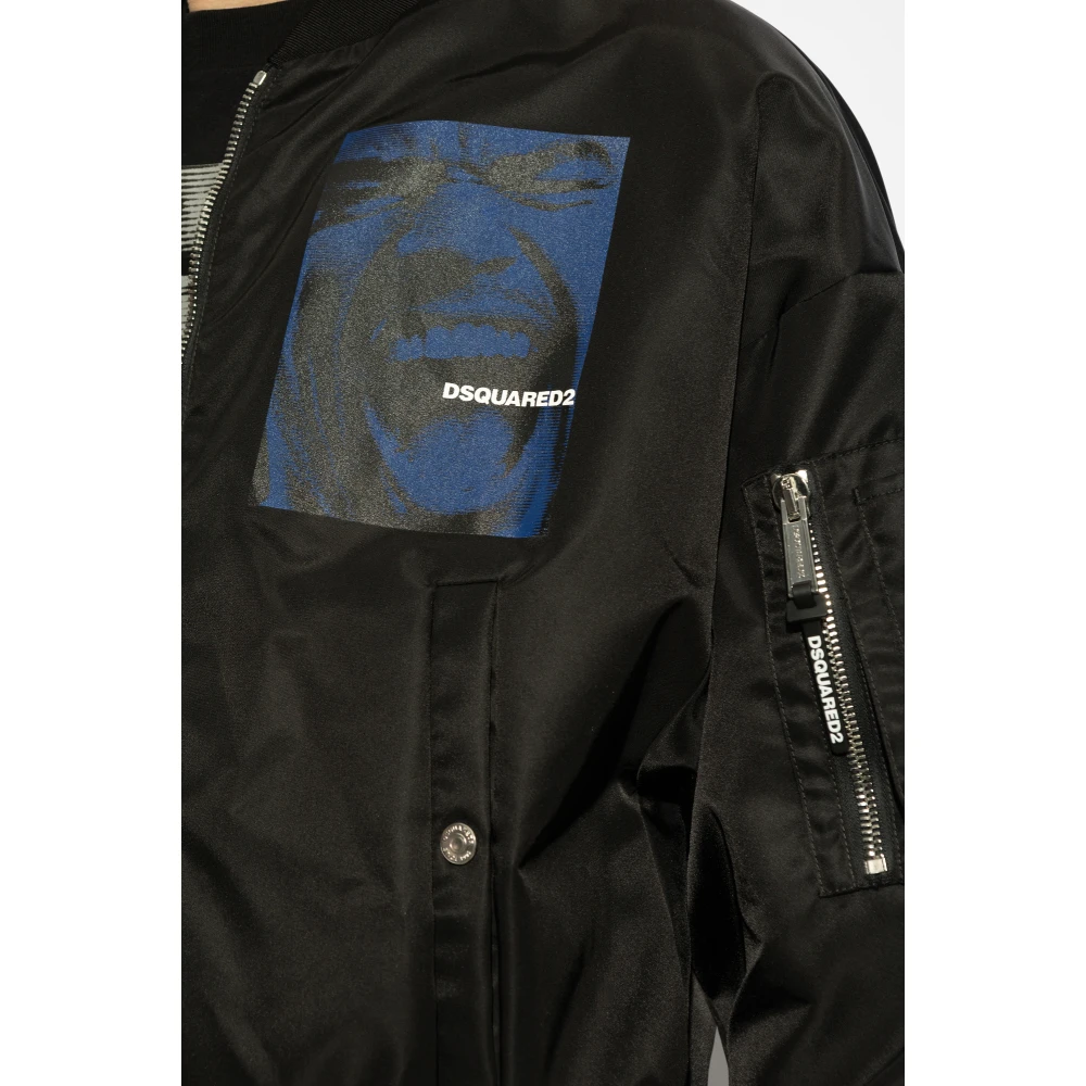 Dsquared2 Jas type bomber Black Heren