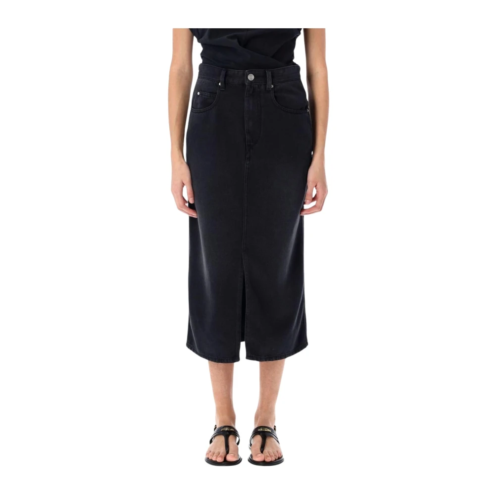 Isabel Marant Kvinno Svart Kjolar Dam, S, Short Skirts