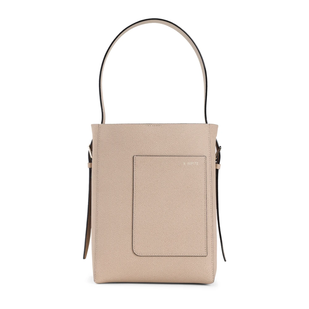 Valextra Beige Cashmere Kleine Emmer Tas Beige Dames