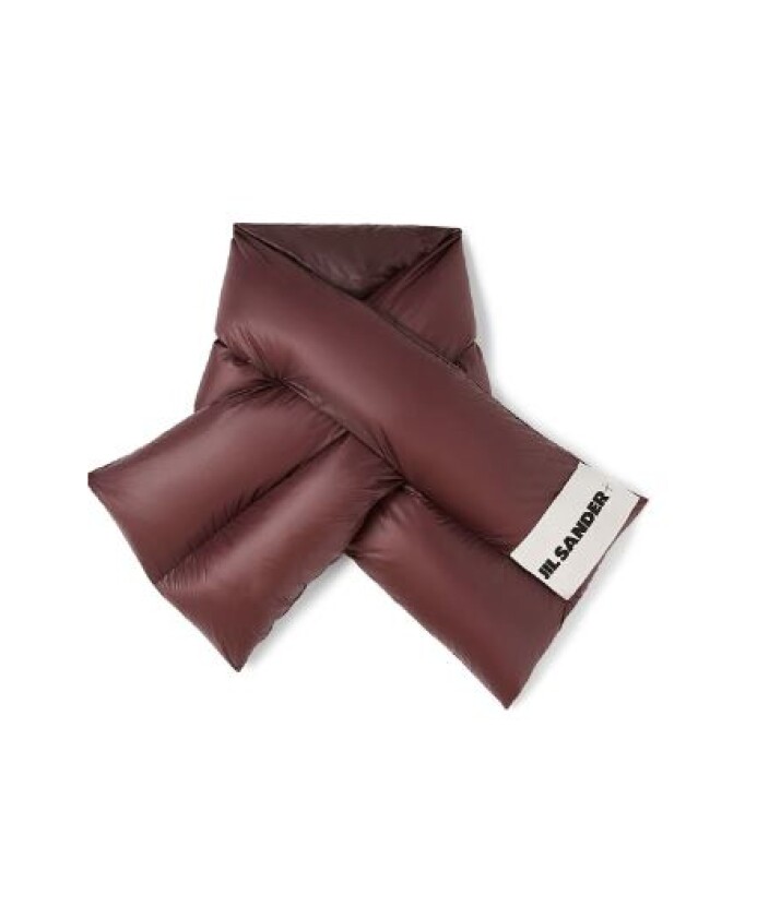 down-scarf-aubergine-white-logo-patch