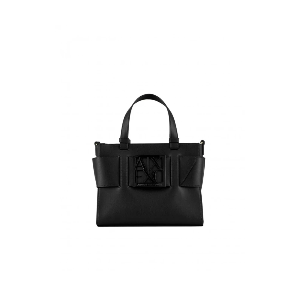 Armani Exchange Kvinno Svart Väskor Dam, One Size, Handväska