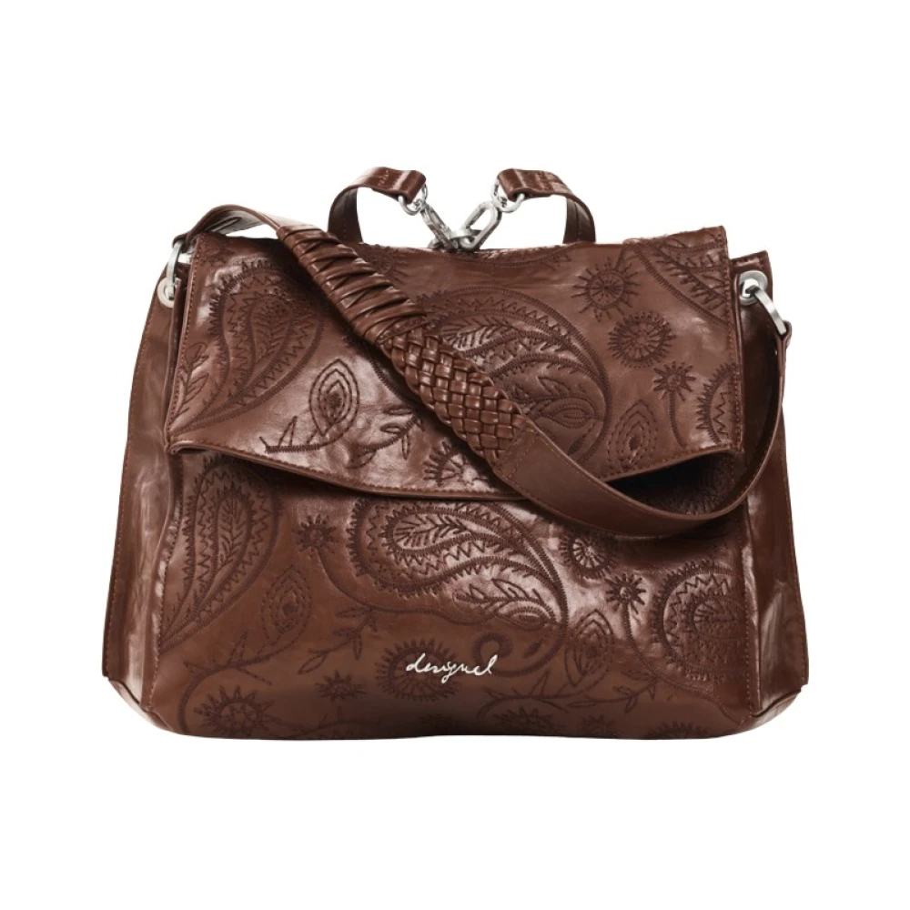 DESIGUAL BORSA DONNA MARRONE TAGLIA = UNI - Immagine 4