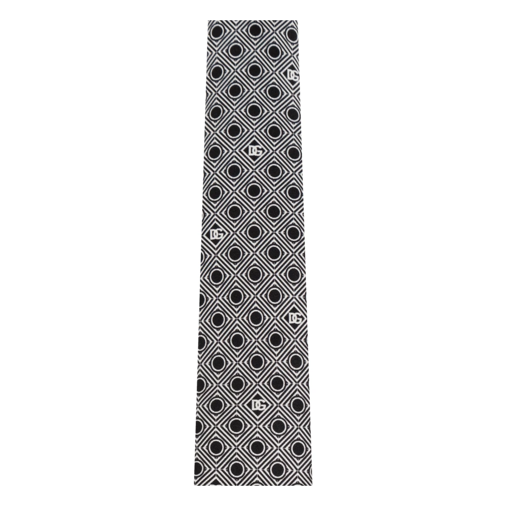 Dolce & Gabbana Gestreepte stropdas Black Heren